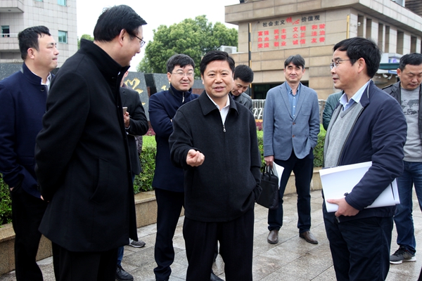 祝伦根副市长实地调研我院东扩用地进展情况